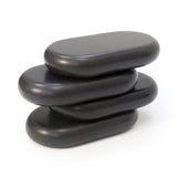 Master Massage XX Extra Large Flat Ovular Basalt Hot Massage Stone 4 piece Pack