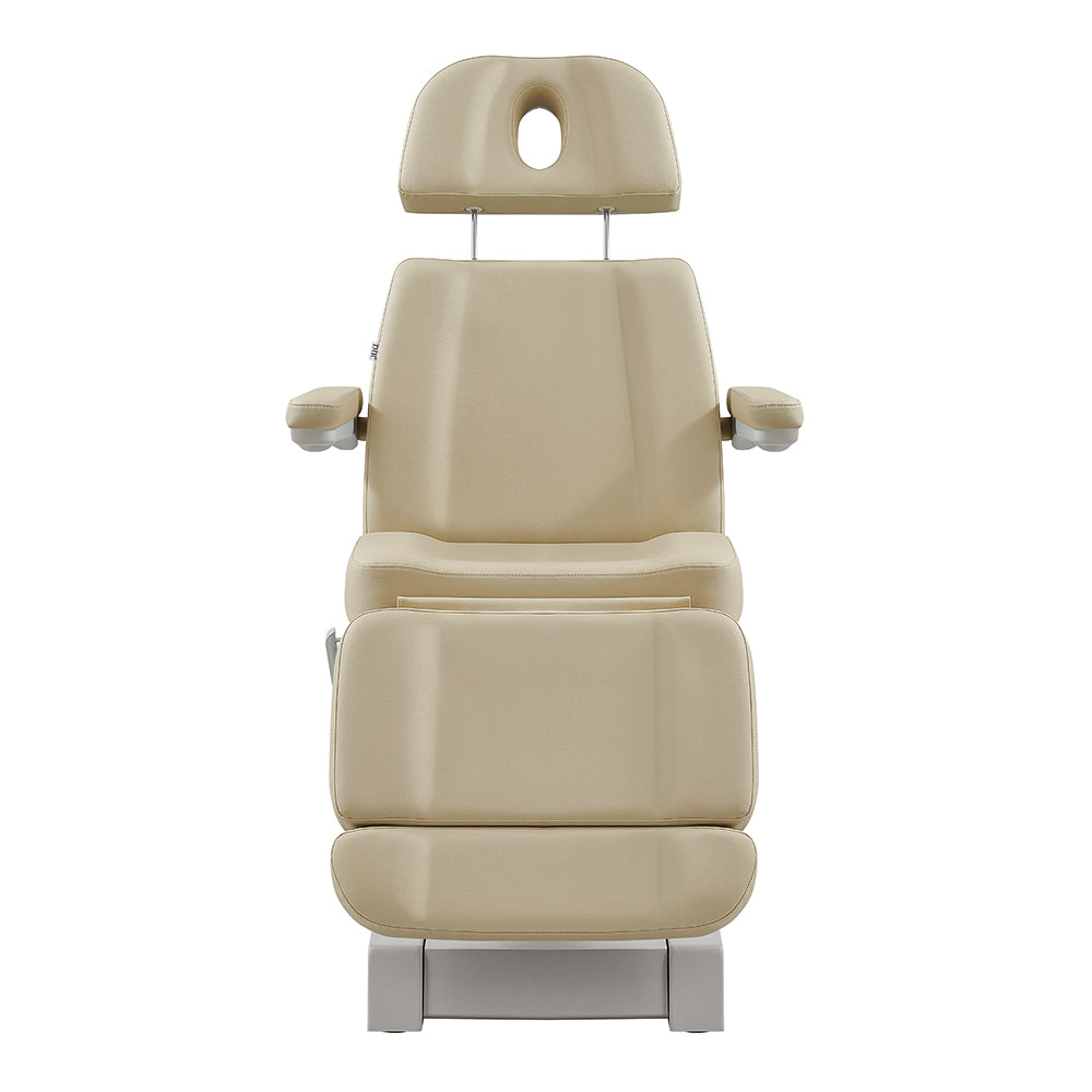 White Sydney Medical Chair by DIR with headrest, 4 motors, foot & hand remote.