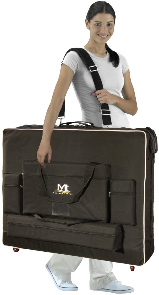 Massage Carrying Case with Wheels for 30" Massage Table on a white background