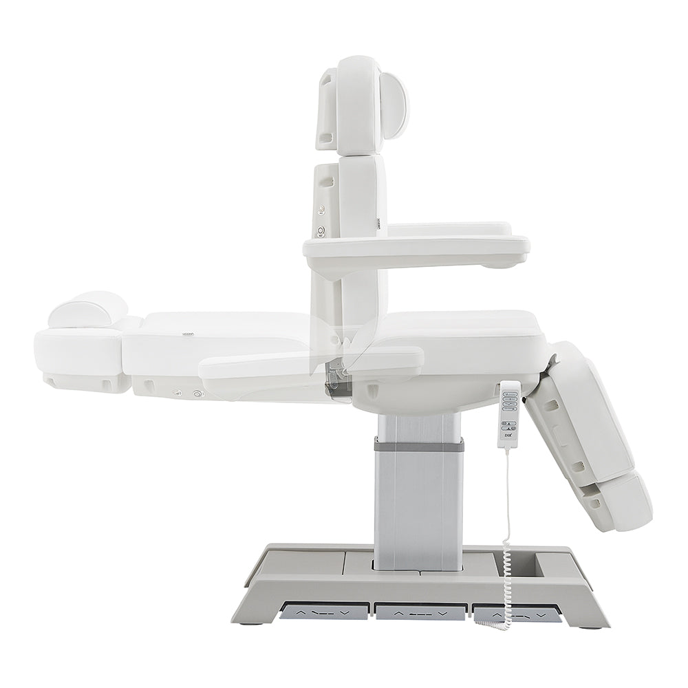 Sydney Medical Chair by DIR: 4 motors, headrest, armrests, foot & hand remote; perfect for spa/tattoo.