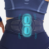 Master Massage D1 Portable TENS Heating Pad Heated Belt for Lower Back Pain Relief - Tens Pulse-Vibration Massage