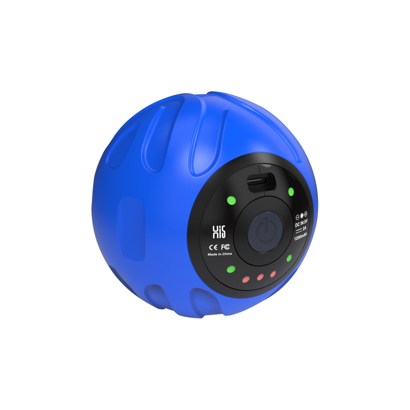 Master Massage Clinton Light Weight Vibration Massage Ball For Multiple Part Massage Blue
