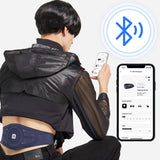 Master Massage D1 Portable TENS Heating Pad Heated Belt for Lower Back Pain Relief - Tens Pulse-Vibration Massage