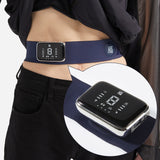 Master Massage D1 Portable TENS Heating Pad Heated Belt for Lower Back Pain Relief - Tens Pulse-Vibration Massage