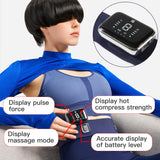 Master Massage D1 Portable TENS Heating Pad Heated Belt for Lower Back Pain Relief - Tens Pulse-Vibration Massage