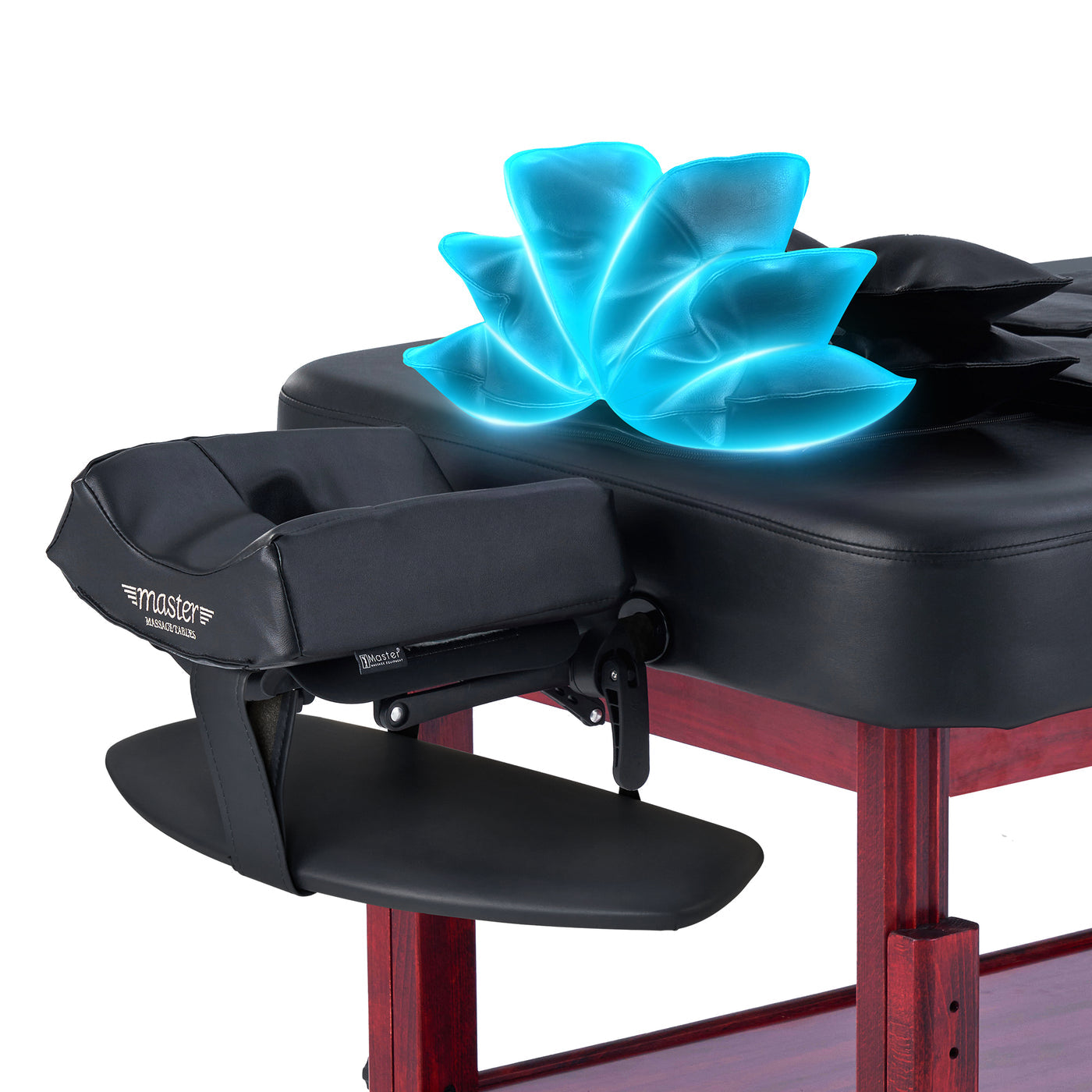Master Massage AirMaster Full Body Stretching Airwave Stationary Massage Table on a white background