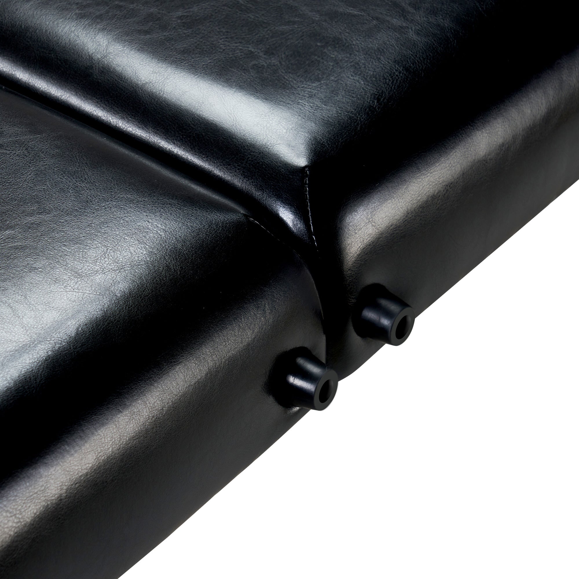 Close-up of two Master Massage MONACO Airwave pads joined with black plastic connector pieces.