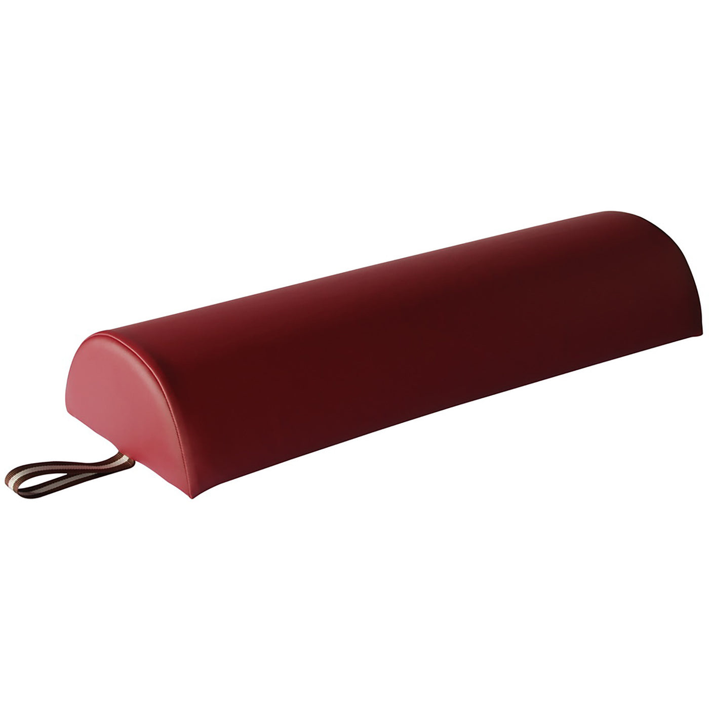 Burgundy Master Massage Large 6" Semi-Round Bolster 
