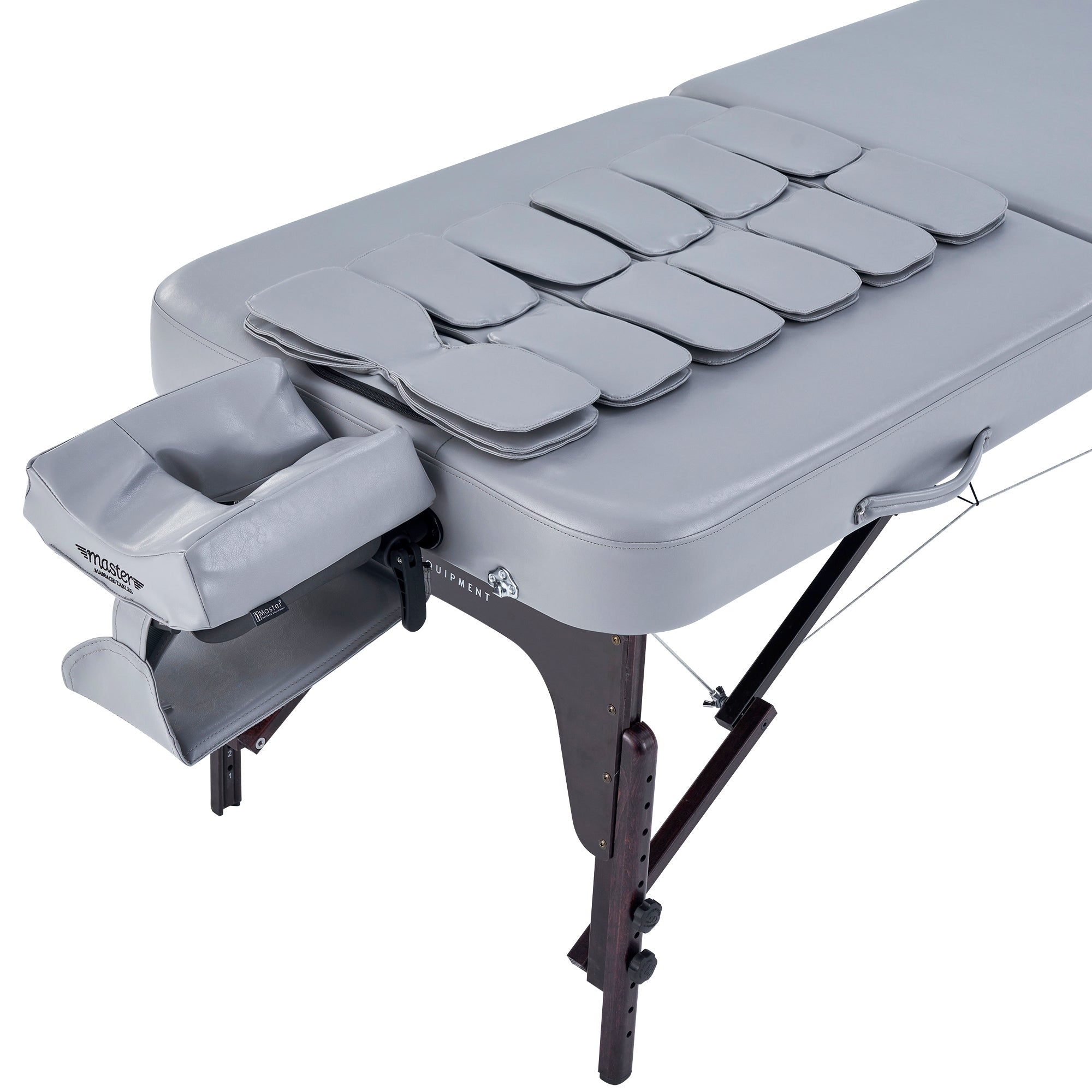 Master Massage BRISTOL Airwave Table with padded sections and airbag tech for full-body relief.