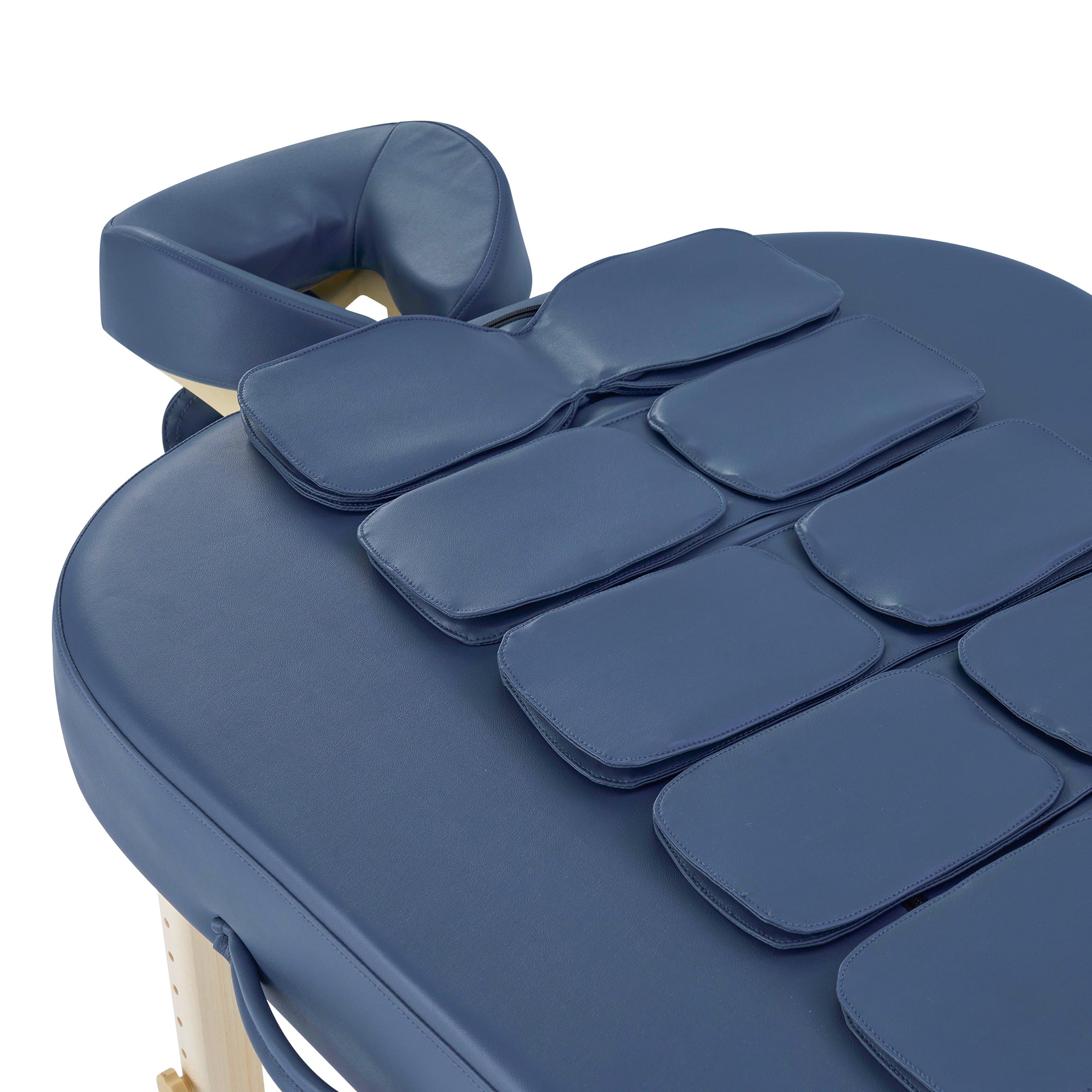 Master Massage CONCORD Airwave portable table with padded cushions and AirWave airbag tech.