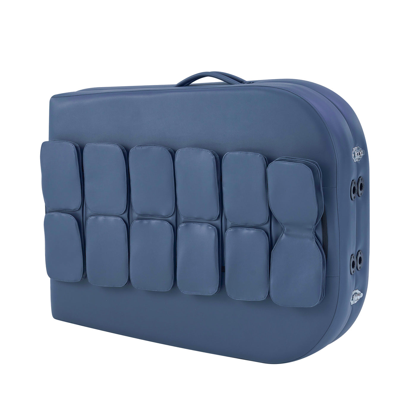 Blue Master Massage CONCORD Airwave table with AirWave Massage tech and two side valves.