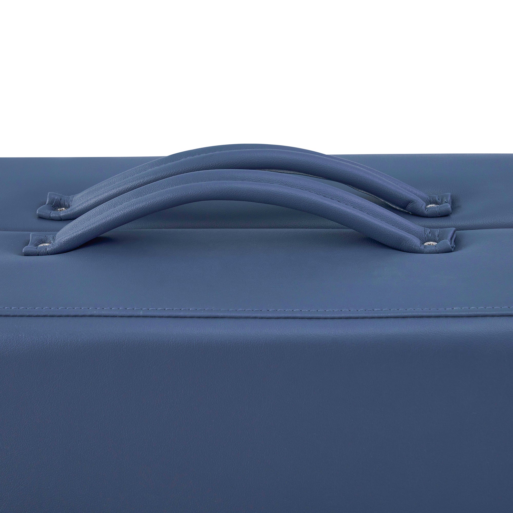 Close-up of the Master Massage CONCORD Airwave portable table, inspired by airbag technology.
