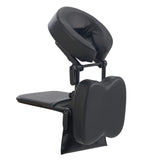 Master Massage - Pack-n-Go Massage Kit - Portable Face Down Tabletop Massage kit Easy to Carry in Black