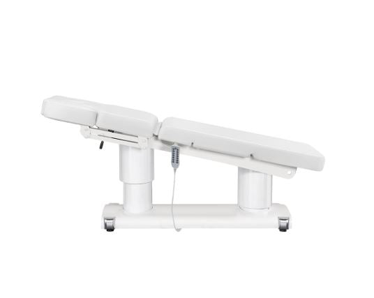 Luxi 4 Motors Medical Spa Treatment Table by DIR, side view with corded control shown.