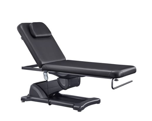 Serenity Electric Treatment Table by DIR with headrest and sturdy metal base, adjustable.