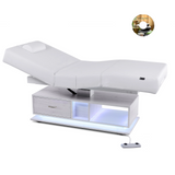 EarthLite EVEREST ECLIPSE 2.0 Salon Massage Table with LED lighting, shelves and drawer.