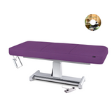 EarthLite EVEREST LX Flat Treatment Table with a metal base and replaceable mattress.