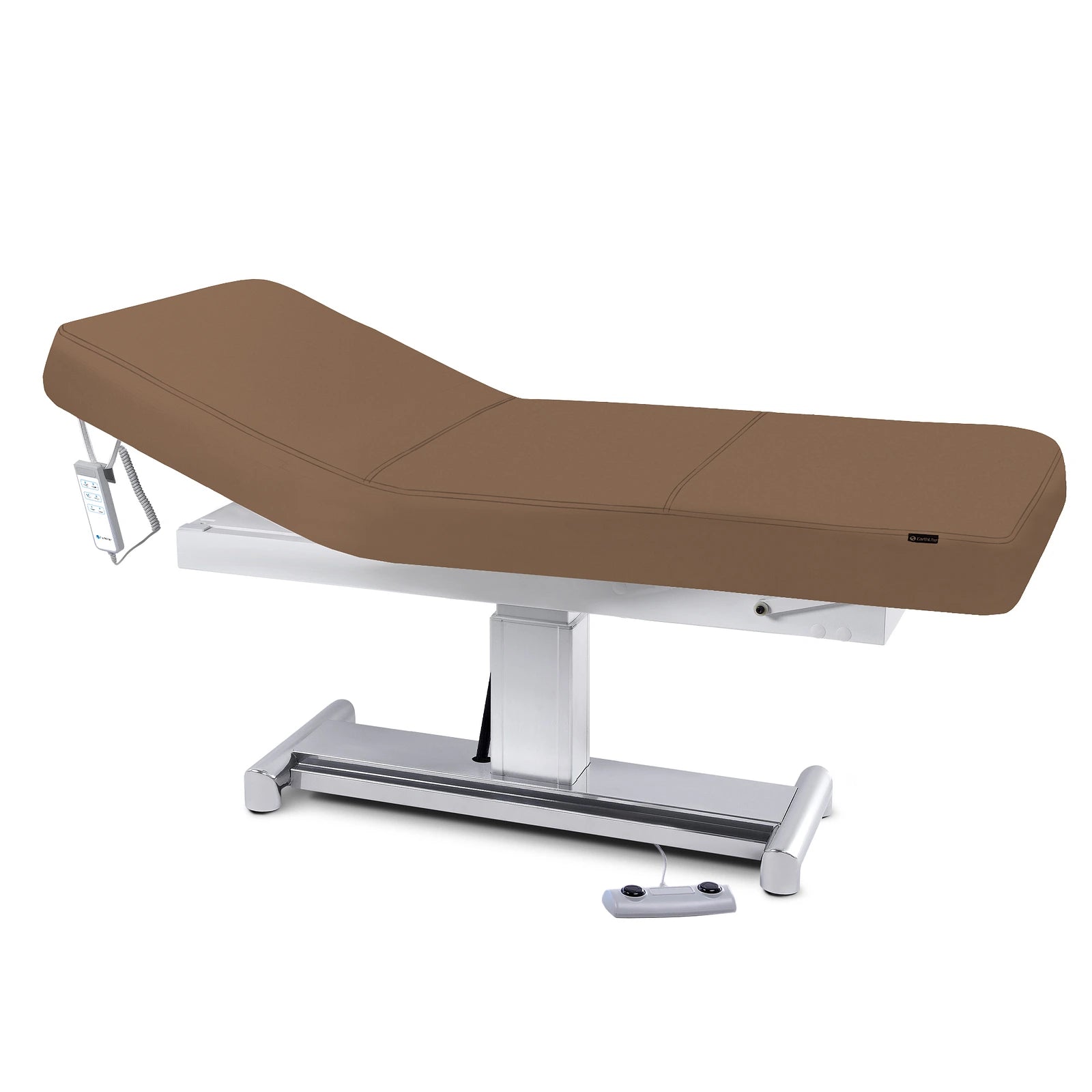 EarthLite Everest LX Tilt Treatment Table with remote and Comfort-Flex PU upholstery.
