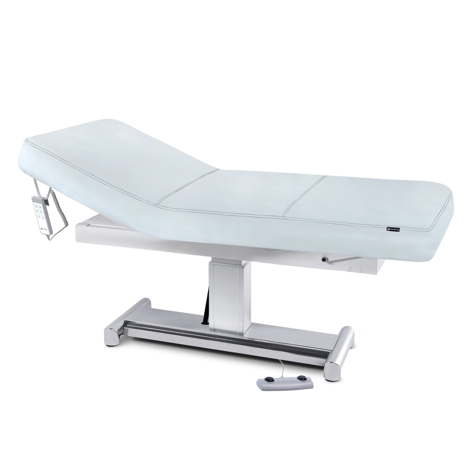 EarthLite EVEREST LX Tilt table with remote, Comfort-Flex PU upholstery, replaceable mattress.