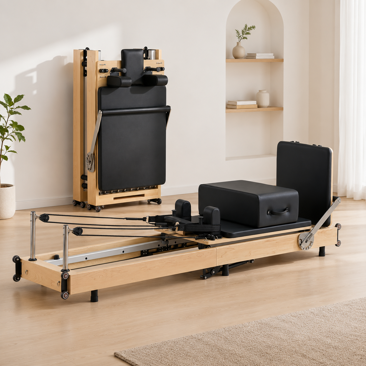 Master Massage SpaceSaver Foldable Pilates Reformer
