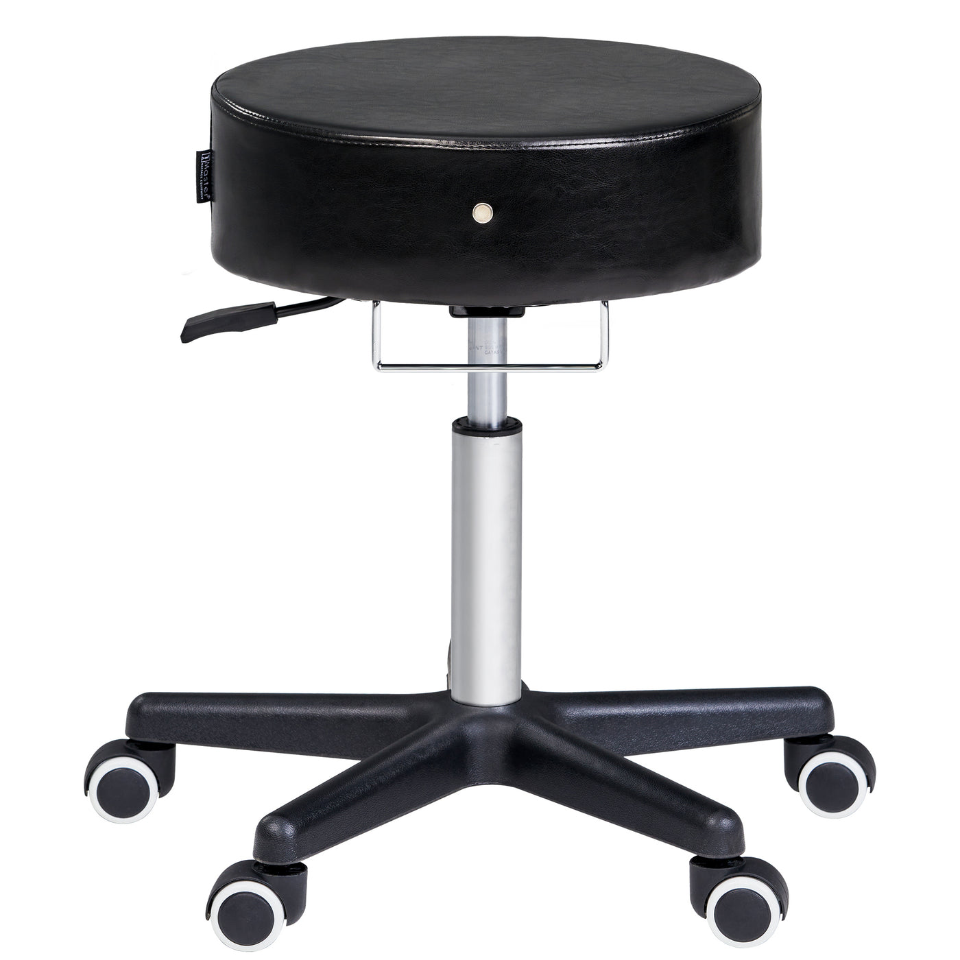 Master Massage The Glider Adjustable Rolling Stool Black