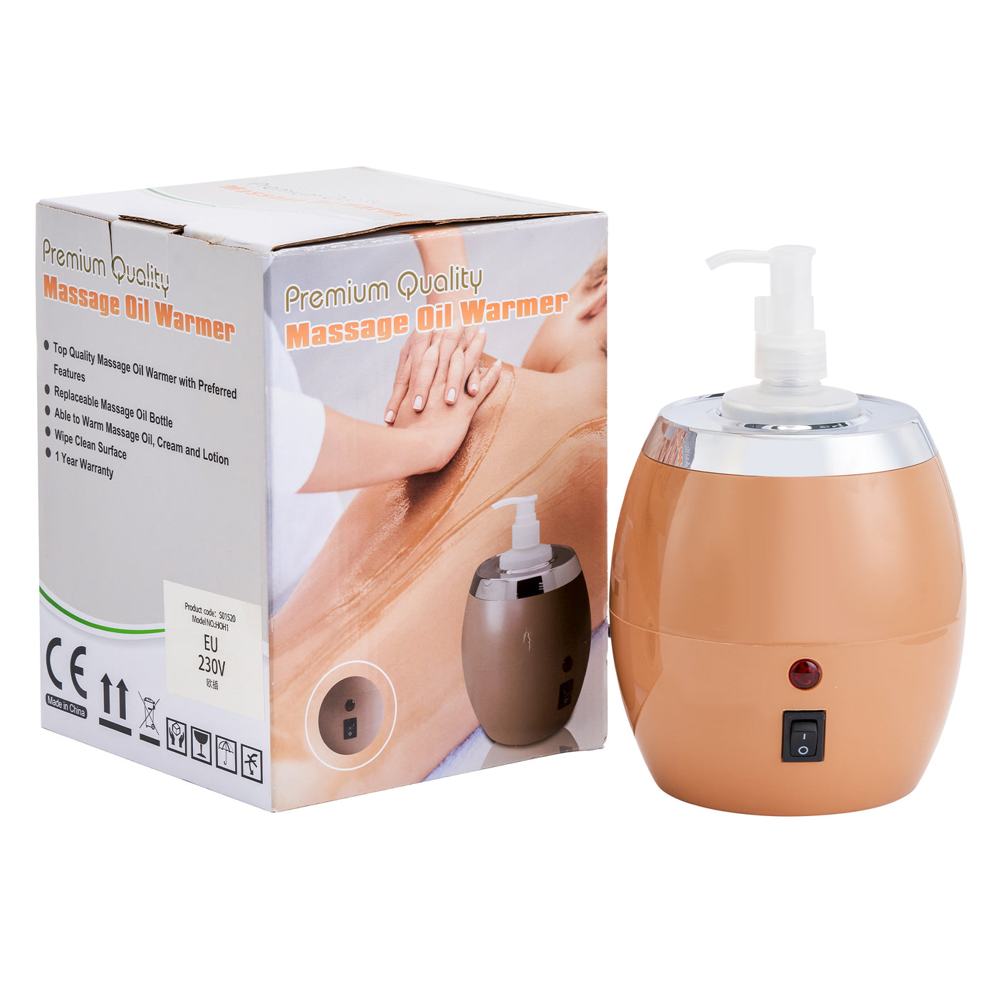 Master Massage Single Bottle Oil WARMER
