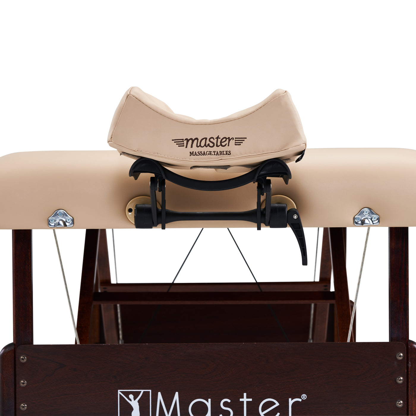 Master Massage ErgoCaptain Face Cradle branding on a white background