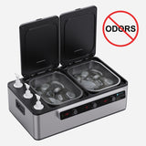 Master Massage Professional Electric 2 in 1 Massage Stone Heater & 3 Bottle Massage Oil/Lotion/Gel Heater