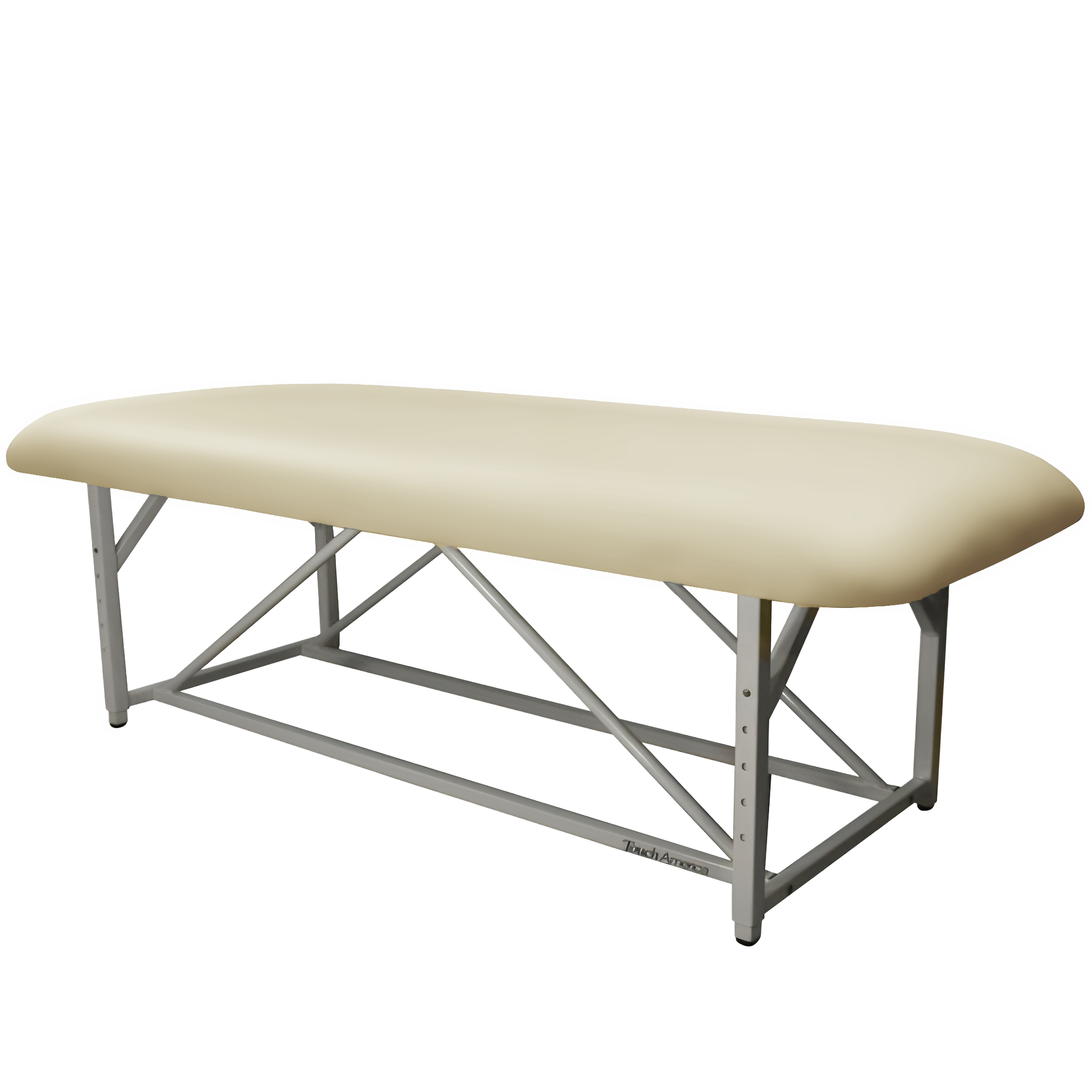 TouchAmerica APHRODITE Stationary Table: Beige, metal frame, marine vinyl, wet/dry spa use.
