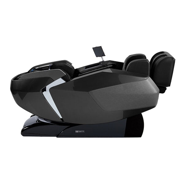 Certified preowned Infinity Imperial Syner-D Massage Chair by Infinity, modern side view shown.