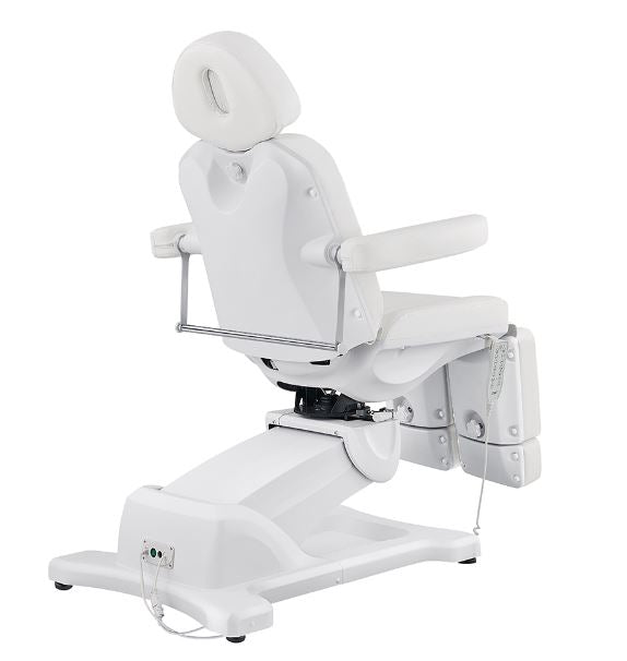 Libra II Full Medical Electric Procedure Chair White by DIR, adjustable with armrests and controls.
