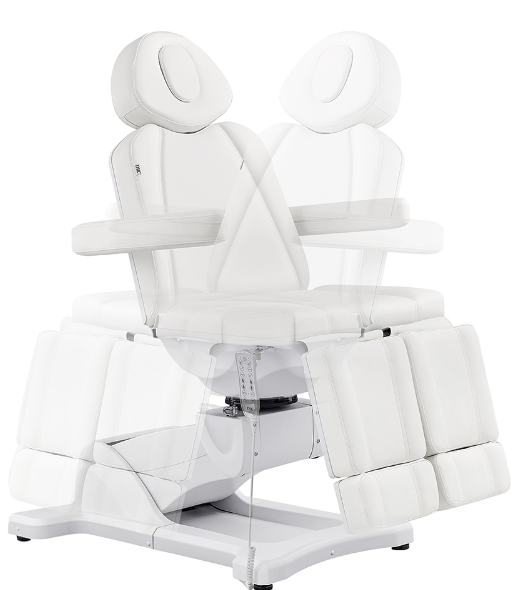 Libra II Full Medical Electric Procedure Chair by DIR reclines to multiple positions.