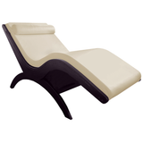 TouchAmerica Touch America S-Lounge: ergonomic beige chaise with curved black frame on white.