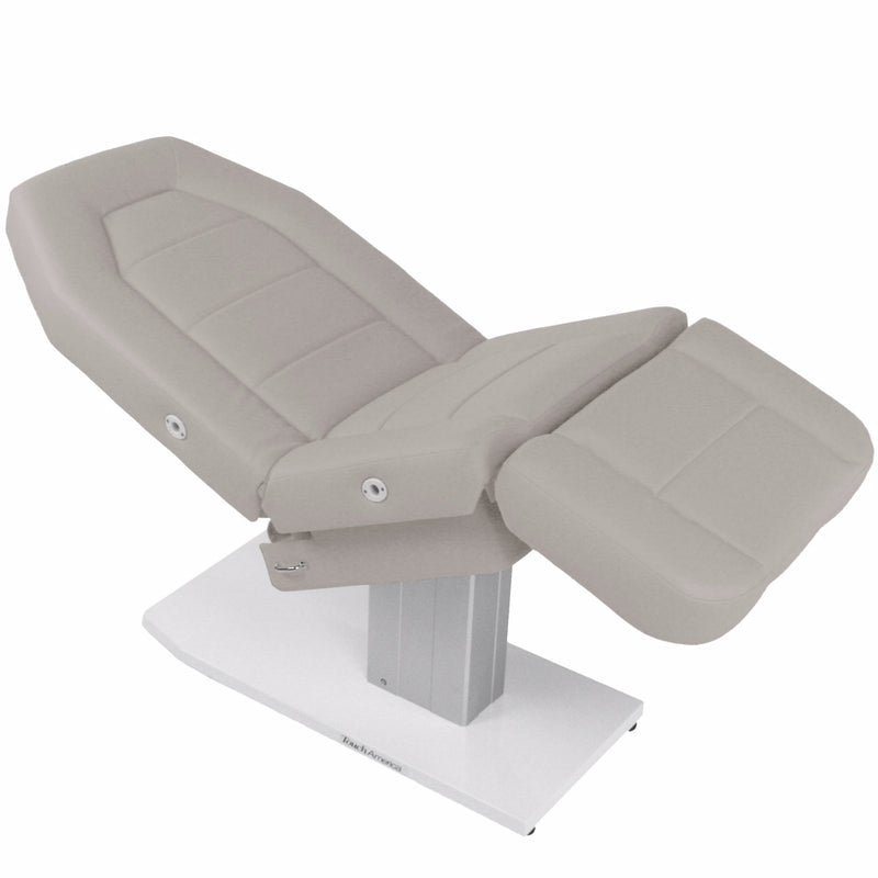 TouchAmerica MARIMBA adjustable gray spa chair/table with padding, ideal for facials.