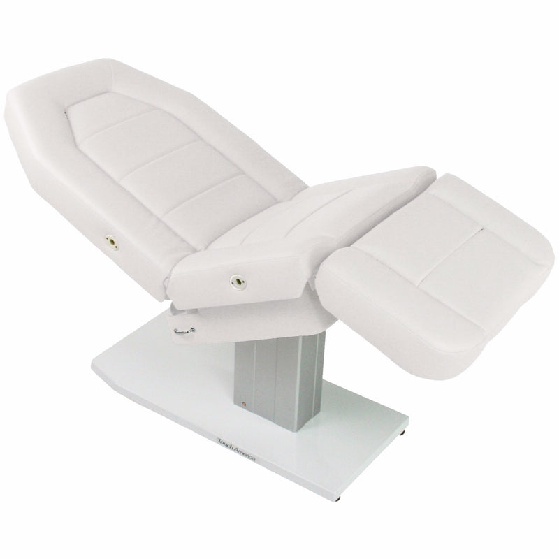 TouchAmerica MARIMBA Treatment Chair/Table with padded sections, ideal for facials and massages.