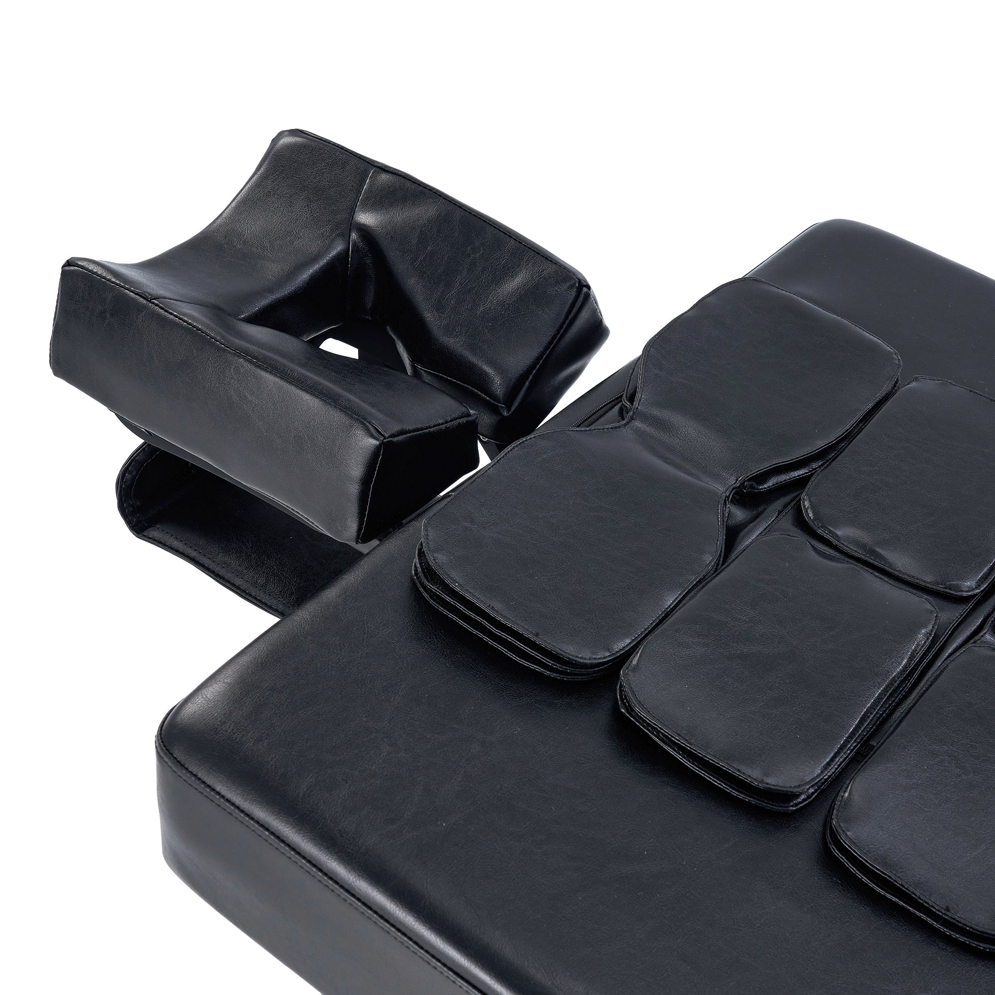 Master Massage MONACO Airwave table with detachable headrest for targeted discomfort relief.