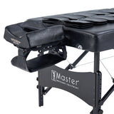 Master Massage MONACO Airwave table with adjustable face cradle for targeted discomfort relief.