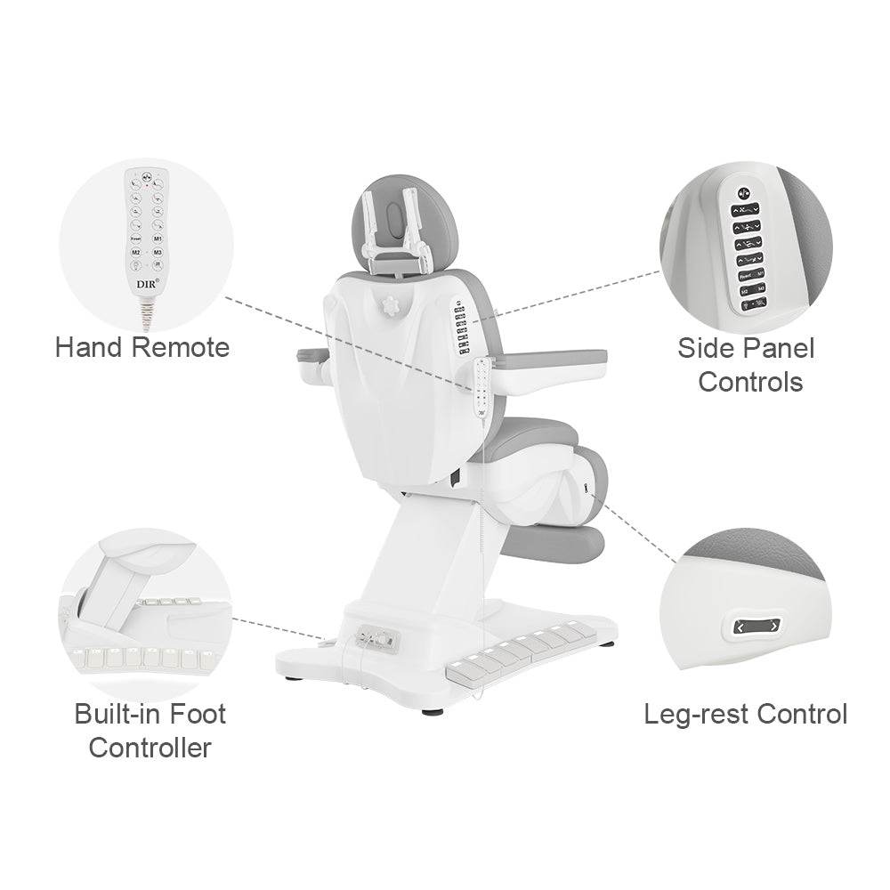 NaturVita Thermo Heated Med Spa Chair 4-Motors Features