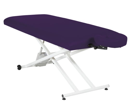 Purple Pro Basic with white base on a white background