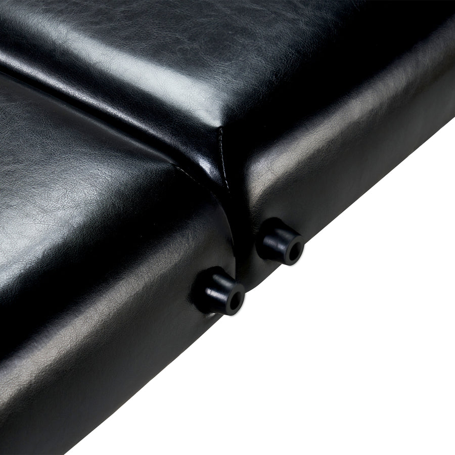 Close-up of two Master Massage GALAXY Therma-Top cushions joined with connector pegs.