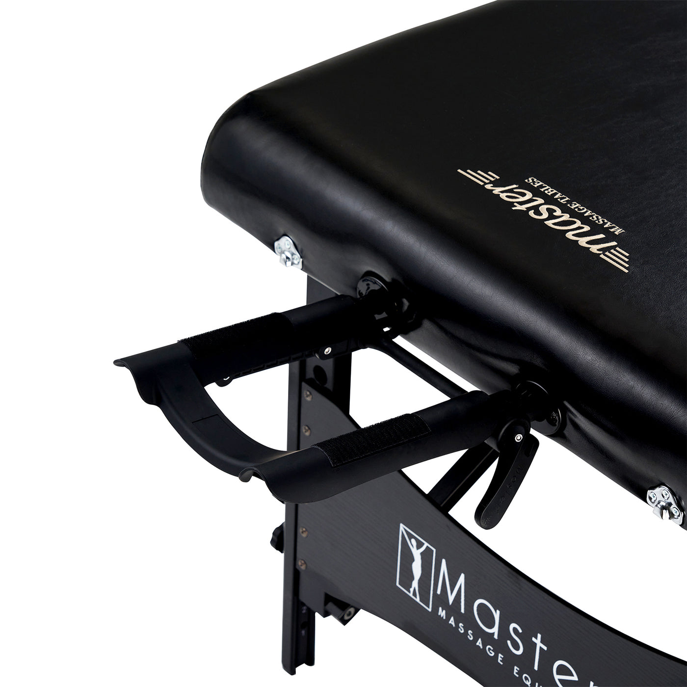 Close-up of the Master Massage GALAXY Portable Massage Table with adjustable face cradle.