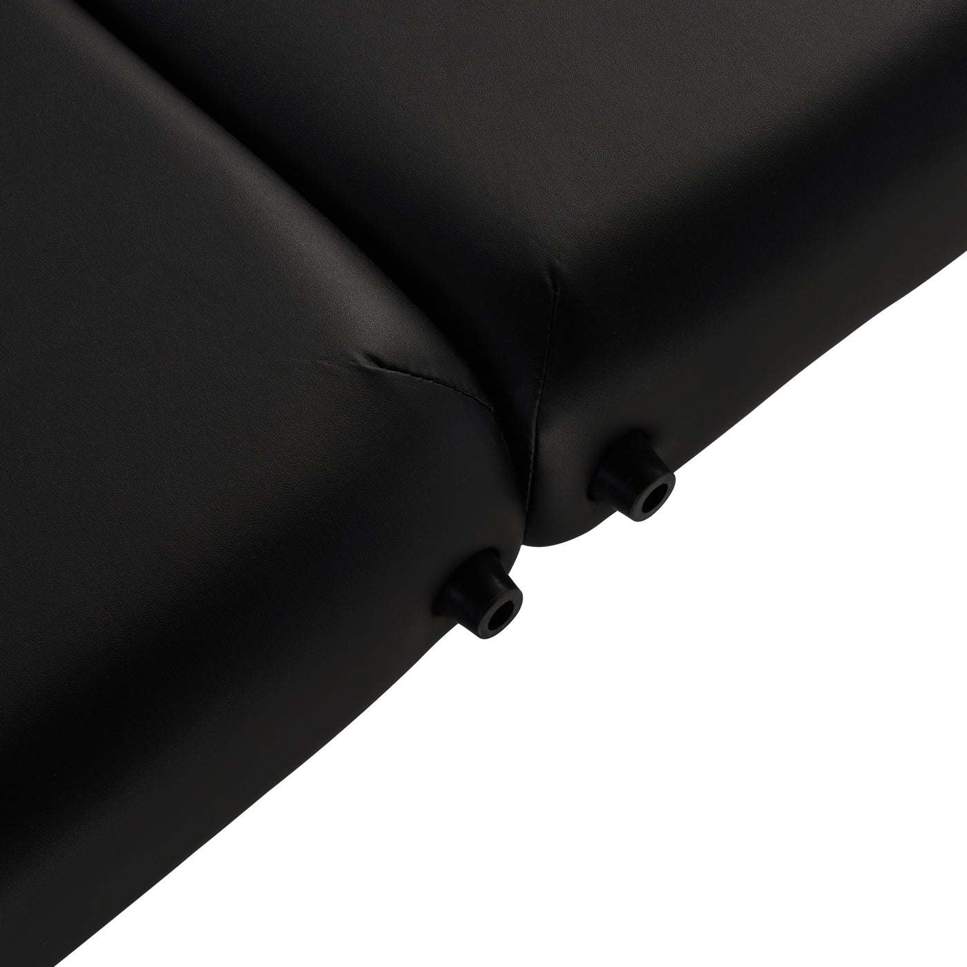 Close-up of Master Massage Roma II Table cushions with connectors on a portable table.