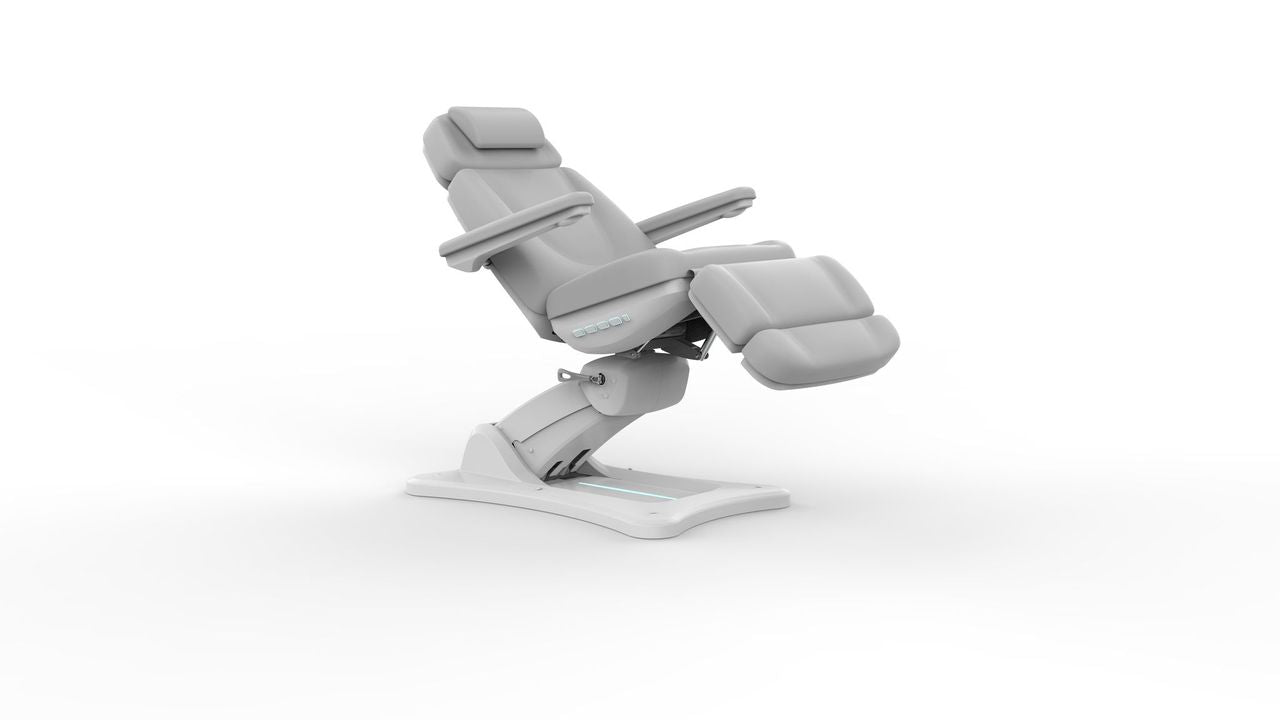 Silverfox America 2246BN electric massage chair with armrests, leg support, and memory system.