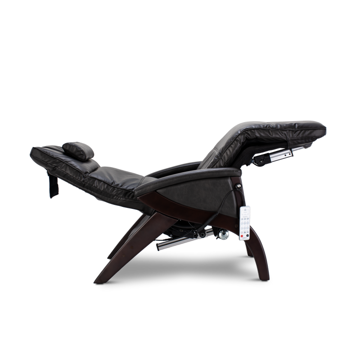 Svago Newton Zero Gravity Recliner by Svago, fully reclined for ultimate comfort.