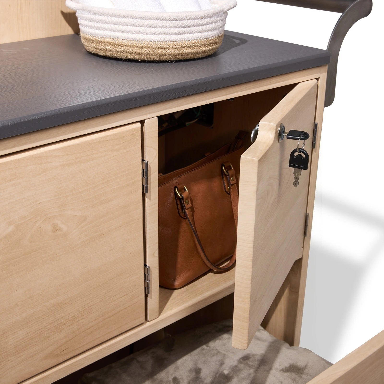 Earthlite Sanctuary Mobile Spa Cart Detail Storage