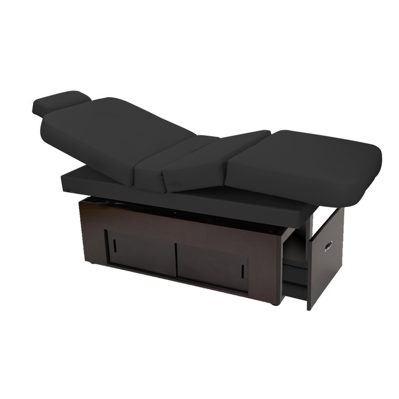 TouchAmerica SANYA POWERTILT massage table with drawers and headrest—ideal for every spa.