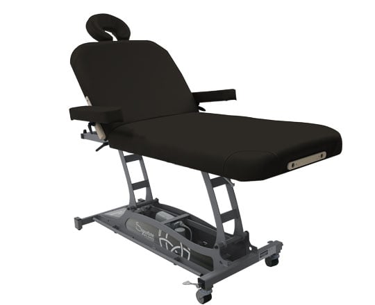 Onyx massage table on a white background