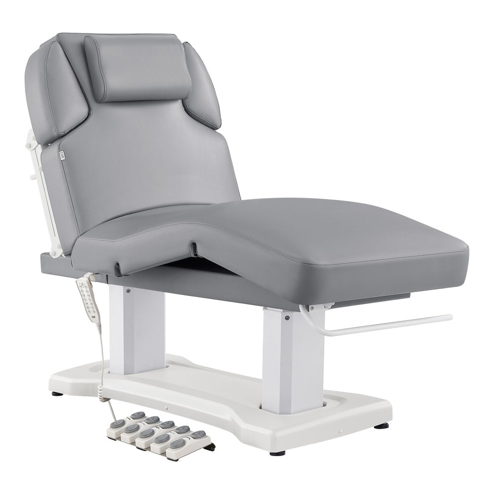 Gray Tranquility 4 Motors Electric Medical Spa Treatment Table DIR on a white background