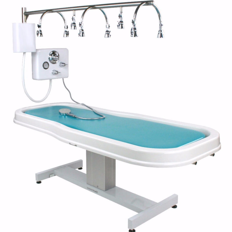 TouchAmerica NEPTUNE BATTERY/VICHY Shower features multiple overhead sprays, intuitive controls.