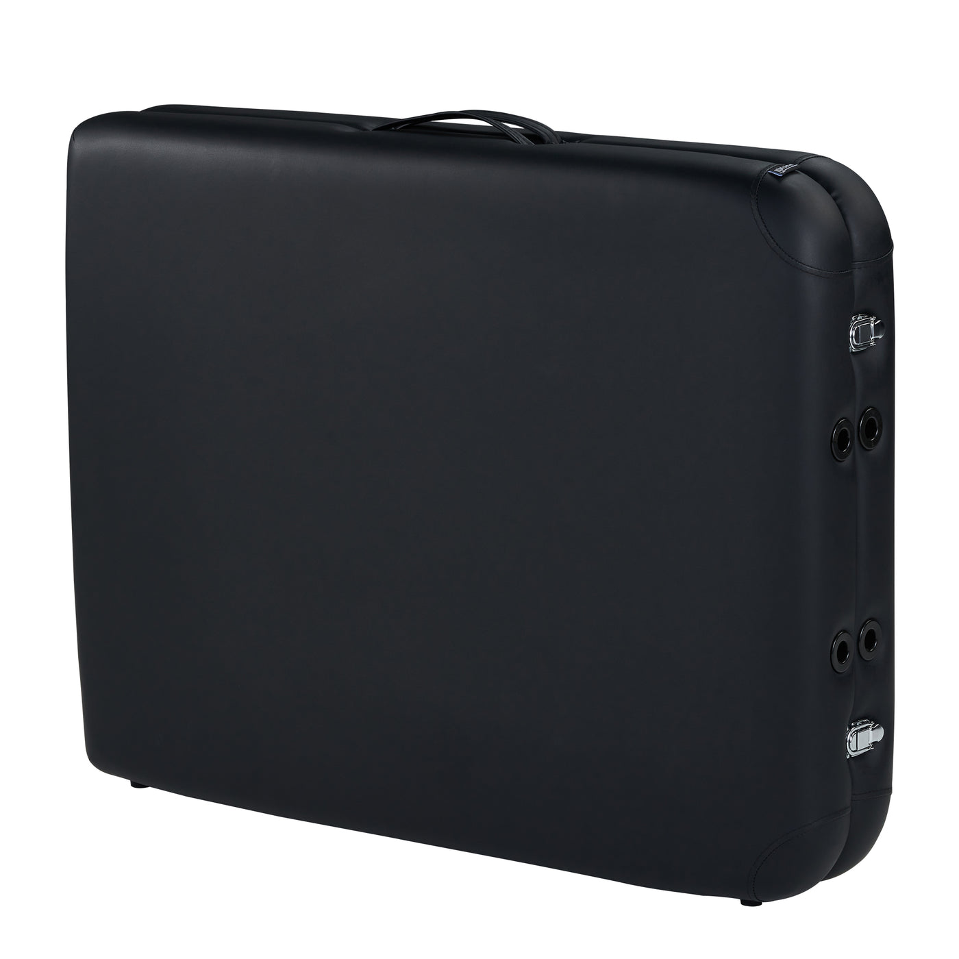 Master Massage ZEPHYR black hard-shell case with handle and side latches for portable table.